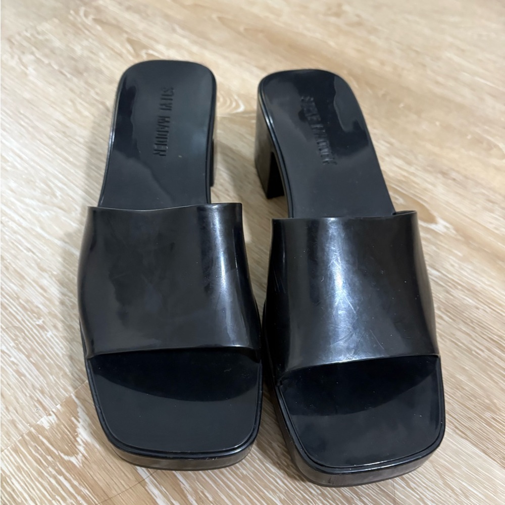 Women's Black Slide Sandals